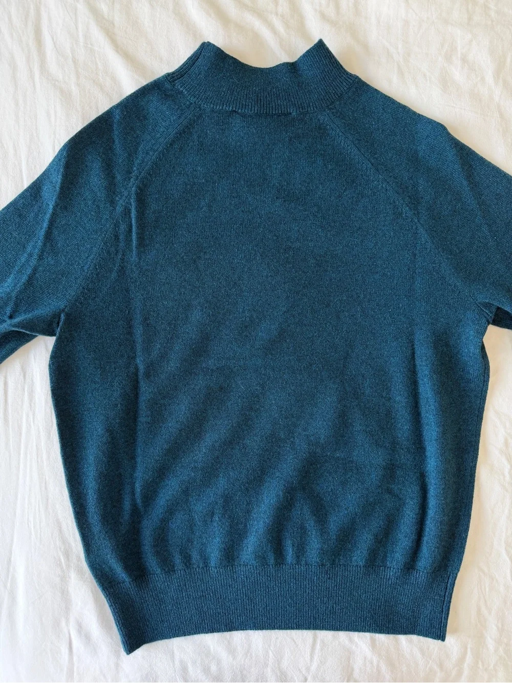 Everlane Navy Blue Mockneck Sweater XS
